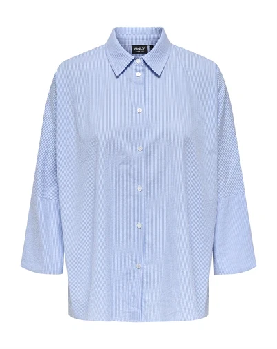 Only - ONLAugusta Skjorte - Blue Stripe